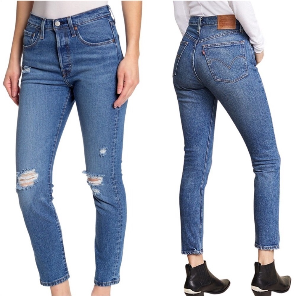 Levi’s Wedgie skinny high rise jeans